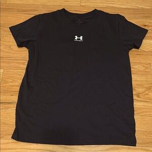 Under Armour Black Tee with White Logo
